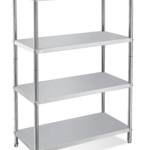 Quality Industries Economy Shelves, Stainless Steel, Flat Plate, 1200x480x1500