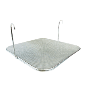 Quality Industries Stainless Steel Sediment Tray, 342mmx342mm Flat Screen, Two Handle