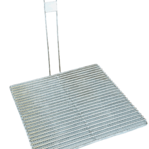 Stainless Steel Sediment Tray, 330mmx330mm Flat Bottom Grid, One Handle