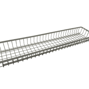 Quality Industries Display Rack, Stainless Steel, 556x124x48mm, ~22x5x1in