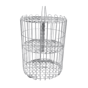 Clamshell Basket, Turkey, 2 Layers, Stainless Steel, with Handles
