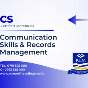 Communication Skills & Records Management, RCM Online College