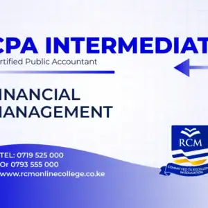 RCM Online College, Financial Management