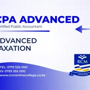 RCM Online College, advanced Taxation