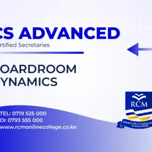 RCM Online College, Boardroom Dynamics