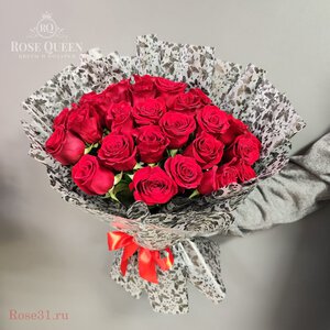 25 красных роз букет №2