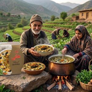 Ashe Sholeh Ghalamkar Hani : Soupe traditionnelle iranienne 480g