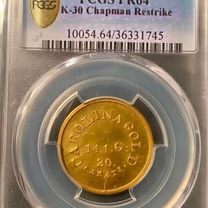 A Bechtler PCGS PR64 K-30 Chapman Restrike