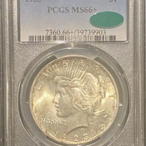 1923 PCGS MS66+  CAC