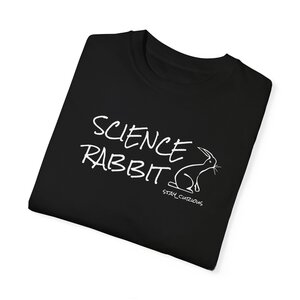 Official Science Rabbit T-shirt - Stay Curious