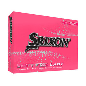 BOLA DE GOLF SOFT FEEL SRIXON DAMA ROSADA