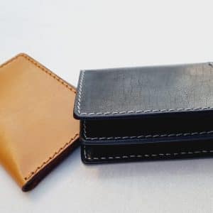 genuine leather wallet side profile Shantety UAE