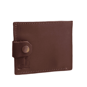 genuine leather wallet for coins front view
