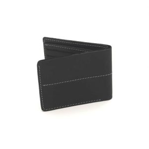 genuine leather slim wallet side profile Shantety UAE