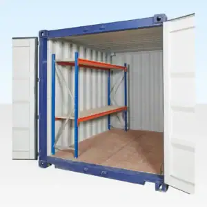 CONTAINER RACKING – ADJUSTABLE, HEAVY DUTY TWO TIER (SINGLE BAY)