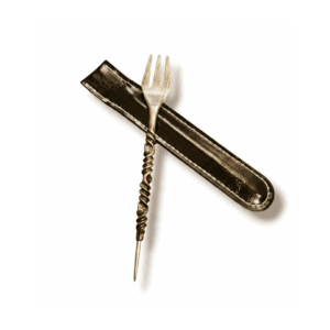 シーシャ・水タバコ用 フォーク 穴あけパンチャ (ホイル穴あけ用針) 専用ポーチ付き F-SILVER-02