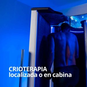 Crioterapia localizada o en cabina