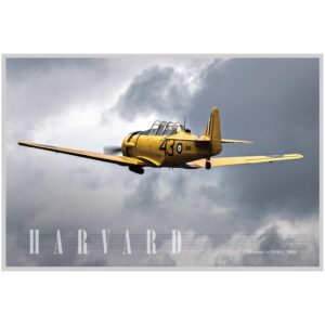 Vintage Warbirds Poster – Harvard
