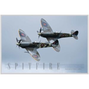 Vintage Warbirds Poster – Supermarine Spitfire Mk. IX