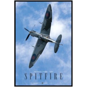 Vintage Warbirds Poster – Spitfire (V.1)