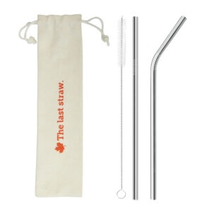 The Last Straw Stainless Steel Straw Set