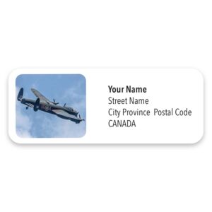 Warbirds Mailing Labels—Lancaster