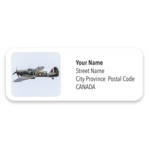Warbirds Mailing Labels—Hurricane