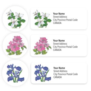 Canadian Floral Emblems Personalized BUNDLE