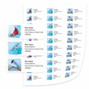 Small Birds of Canada Mailing Labels