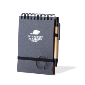 Pocket Notepad and Pen—Let’s be busy as a beaver today