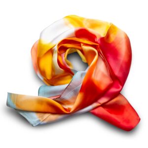 Fleurs printanières Foulard de soie