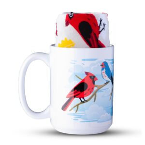 Small Birds of Canada Mug and Sock Set