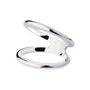 Round Scarf Ring - Silver