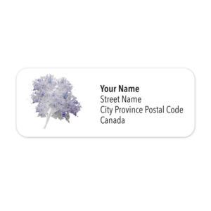 Hydrangea Bloom Personalized Mailing Labels