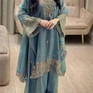 beautiful NC MOS SILK KURTI AND DUPATTA