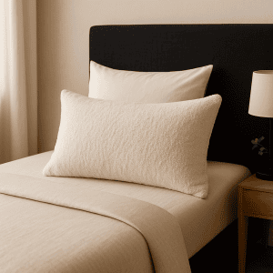 Cojín Bouclé Crema Suave