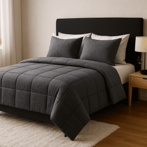 Edredón Textura Moderna Gris