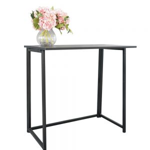 Simple Collapsible Computer Desk Black RT