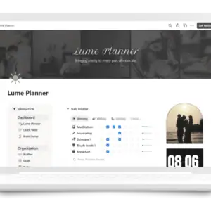 Lume Planner 2026 - Notion Template