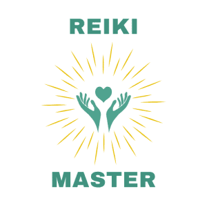Reiki Master Reiki Master symbol with radiant yellow lines and a heart, representing energy healing and spiritual wellness.