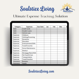 Personal expense tracking spreadsheet for budgeting and financial organization.