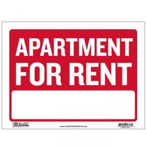cheap apt for rent signs