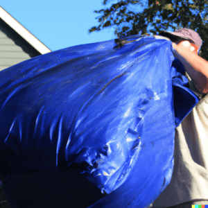 More uses for tarps for the landscaping business and commercial landscapers