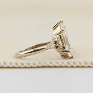 Marquise diamond engagement ring