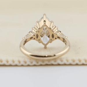 Marquise diamond engagement ring