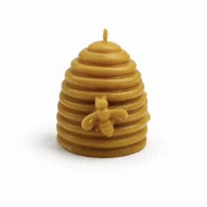 Raw Beeswax Beehive Candle