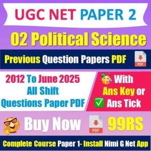 Ugc Net Political Science Question Paper 2025 Pdf Download