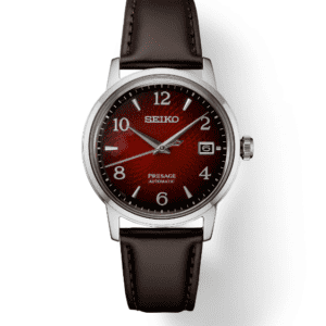 Presage SS Automatic Burgundy Dial