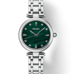 Diamonds SS Analog Green Dial