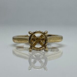 14ky .14ctw Diamond Engagement Semi-mount